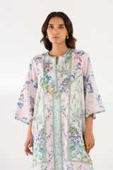 Stitched Printed Lawn Shirt+ Culotte