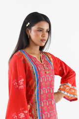 Stitched Printed Lawn Shirt+ Culotte