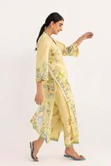 Stitched Printed Lawn Shirt+ Culotte