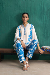 Stitched Printed Viscose Shirt+ Shalwar