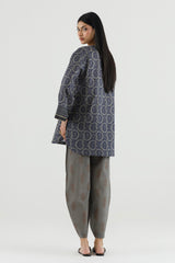 Stitched Printed Lawn Shirt+ Culotte