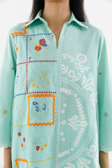 Stitched Printed Lawn Shirt+ Shalwar
