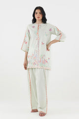 Stitched Embroidered Lawn Shirt+ Shalwar
