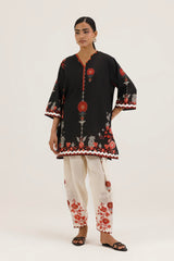 Stitched Printed Lawn Shirt+ Bottom