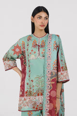 Stitched Printed Lawn Suit