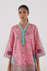 Stitched Printed Lawn Shirt+ Culotte
