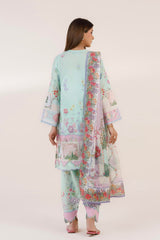 Stitched Printed Muzlin Suit