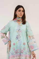 Stitched Printed Muzlin Suit