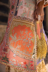 Stitched Embroidered Raw Silk Suit
