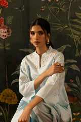 Stitched Embroidered Lawn Shirt+ Shalwar