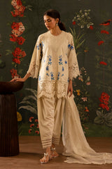 Stitched Embroidered Lawn Shirt+ Shalwar