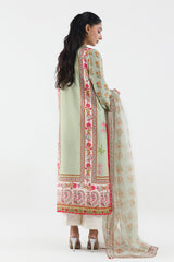 Stitched Printed Crepe Shirt+ Dupatta