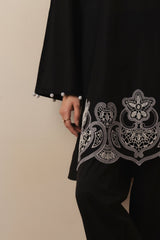 MIDNIGHT LACE-2PC (SHIRT & TROUSER)