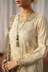 TROPICAL GLAM-3PC SILK EMBROIDERED PRET