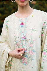 TROPIC MIST - 3PC (SHIRT, TROUSER & DUPATTA)