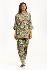 Viscose Slub Printed Co-Ord Set