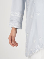 Silk Kurti- Embroidered (Pret)