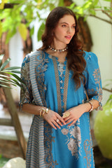3-PC Stitched Embroidered Lawn Collection RM6-03P