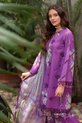 3-PC Stitched Embroidered Lawn Collection RM6-04P