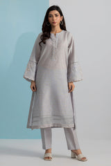 Embroidered Kurta Trouser - 1976