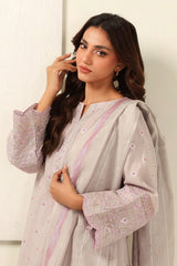 Embroidered Kurta Dupatta Trouser - 1988
