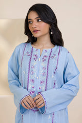 Embroidered Kurta Trouser - 1513