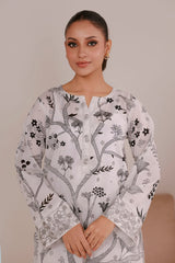 Embroidered Kurta Trouser - 2628