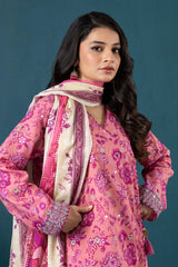 Embroidered Kurta Dupatta Trouser - 1936