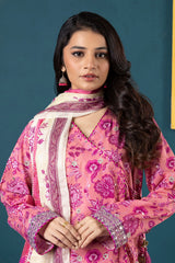 Embroidered Kurta Dupatta Trouser - 1936