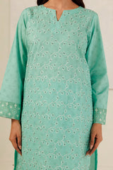 Embroidered Kurta Dupatta Trouser - 2111