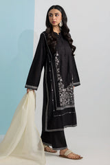 Embroidered Kurta Dupatta Trouser - 2838