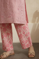 Embroidered Kurta Trouser - 2095
