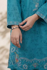 Embroidered Kurta Trouser - 2378