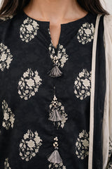 Embroidered Kurta Dupatta - 2925