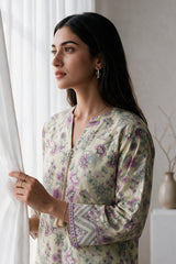 Embroidered Kurta Trouser - 3105