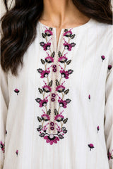 Embroidered Kurta Trouser - 3354