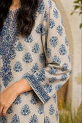 Embroidered Kurta Dupatta Trouser - 2519