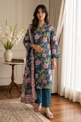 Kurta Dupatta Trouser - 2677