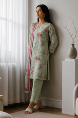 Kurta Dupatta Trouser - 2989
