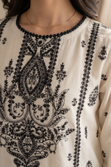 Embroidered Kurta Dupatta Trouser - 3250