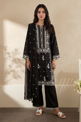 Embroidered Kurta Dupatta Trouser - 3716