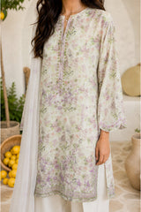 Embroidered Kurta Dupatta Trouser - 3719