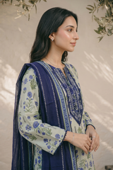 Embroidered Kurta Dupatta - 2421