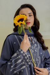Embroidered Kurta Dupatta Trouser - 2591