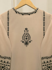 2 Piece - Embroidered Cambric Suit S114550