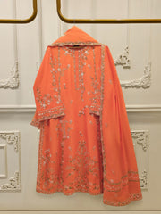 3 Piece - Embroidered Cambric Suit S114602