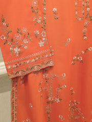3 Piece - Embroidered Cambric Suit S114602