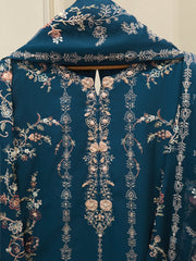 3 Piece - Pure Khaddi Silk Embroidered Suit S114823