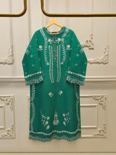 Pure Organza Embroidered Suit S112998
