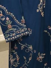 3 Piece - Pure Khaddi Silk Embroidered Suit S115040